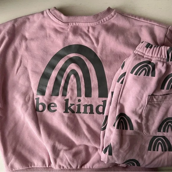 Indy & Pippa rainbow fall purple set - Picture 2 of 2